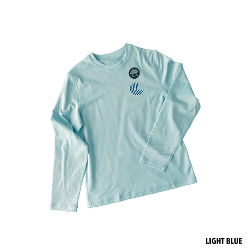 Boys Hybrid Longsleeve Rashguard Light Blue