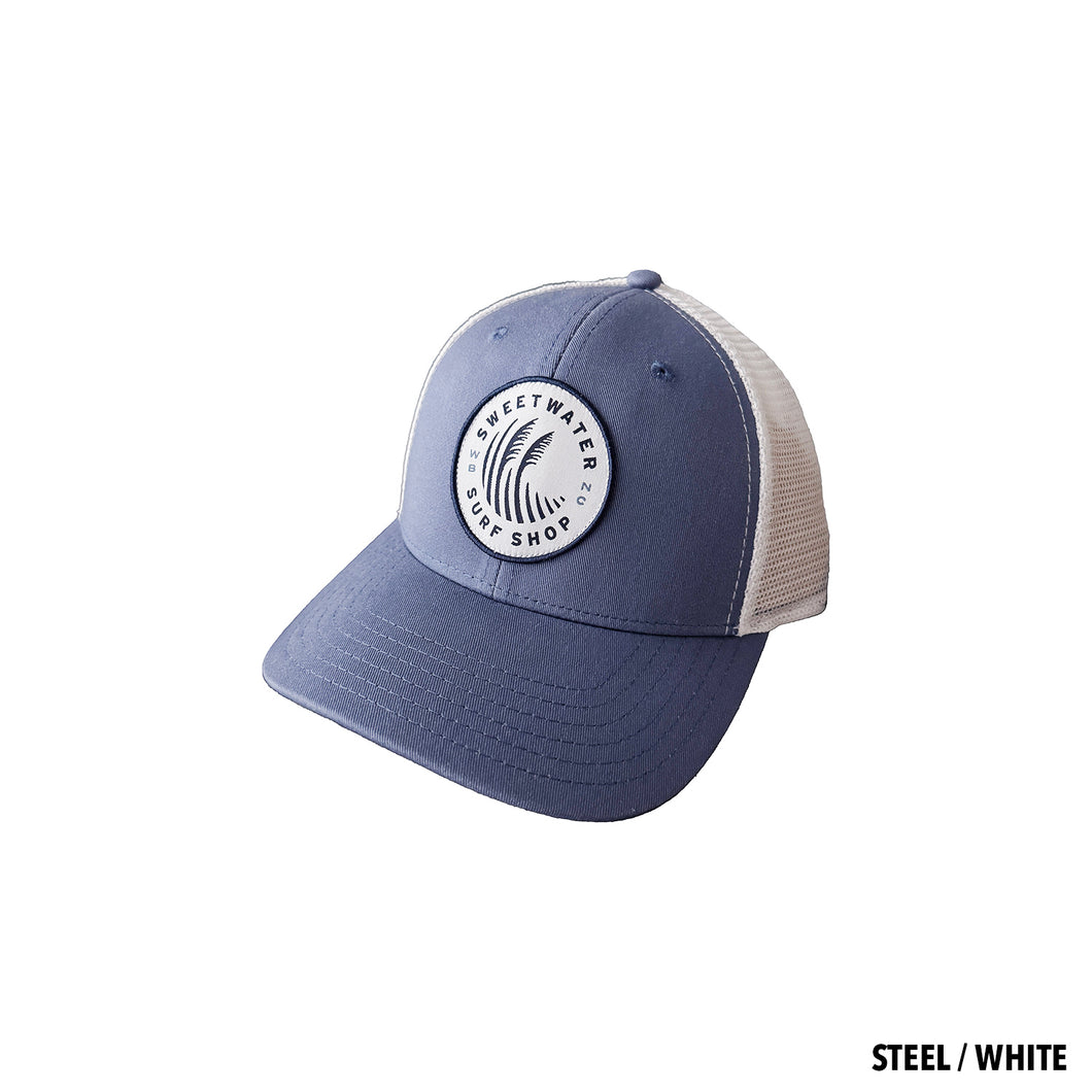 SW Sea Oat Badge Hat AC5 Slate Wh - SW
