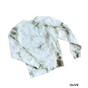 SW Embroidery Crew Tie Dye Sweatshirt