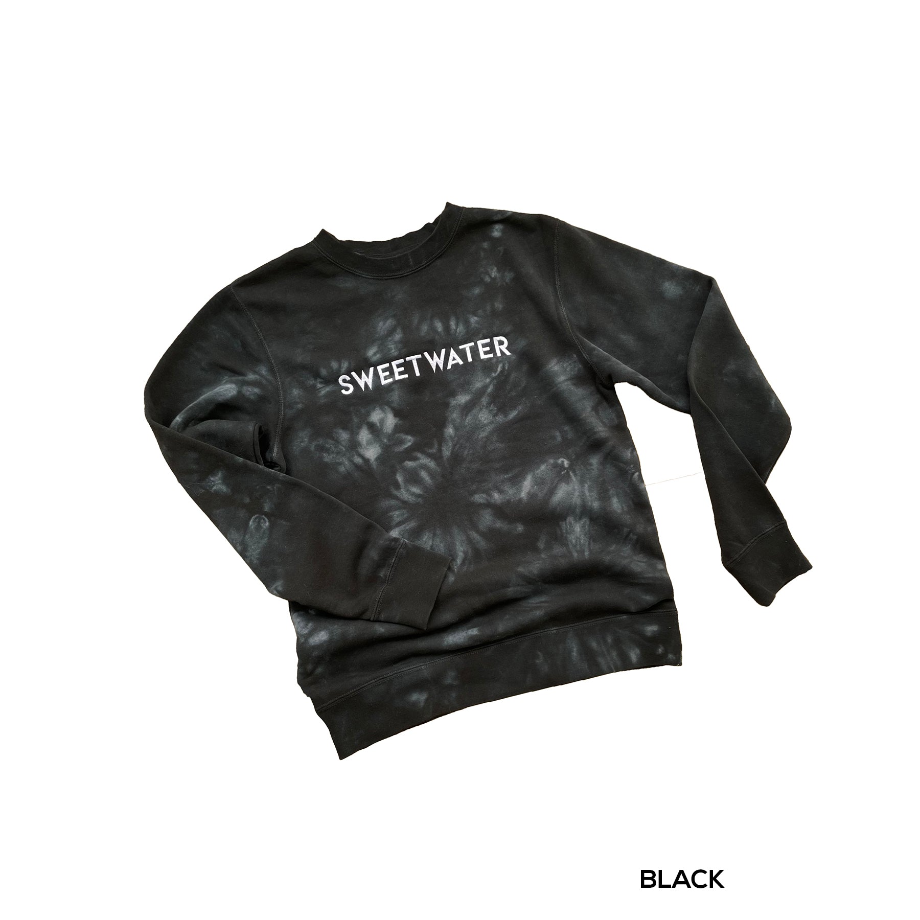 Tie dye deals crew neck sweater