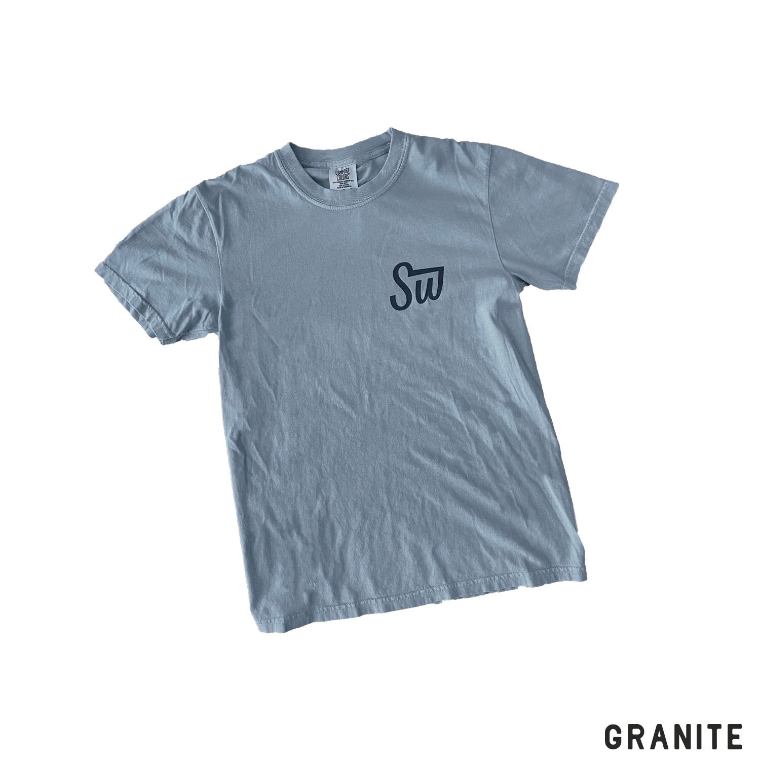 SW Mono Oval Comfort Colors Tee Sweetwater Surf Shop